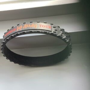 Def Leppard Black Rubber Bracelet